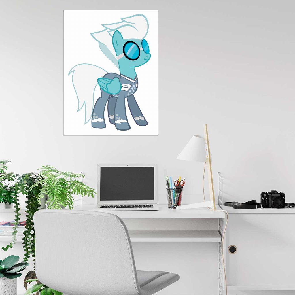 Fleetfoot Wonderbolts My Little Pony Friendship Is Magic Cute Beautiful Cartoon Art Wall Art Print Poster
