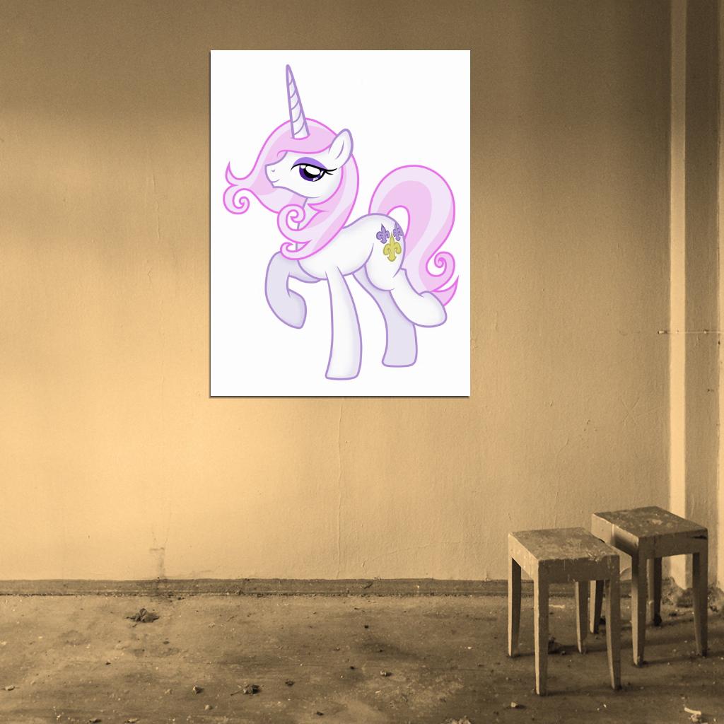 Fleur Dis Lee My Little Pony Friendship Is Magic Cute Beautiful Cartoon Art Wall Art Print Poster
