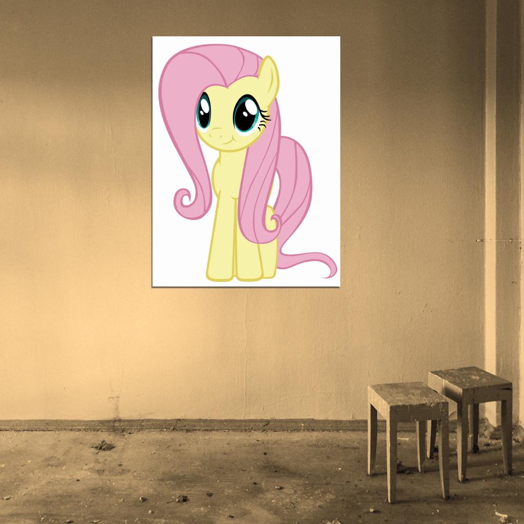 Fluttershy My Little Pony Friendship Is Magic Cute Beautiful Cartoon Art Wall Art Print Poster
