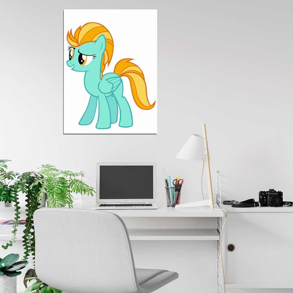 Lightning Dust My Little Pony Friendship Is Magic Cute Beautiful Cartoon Art Wall Art Print Poster