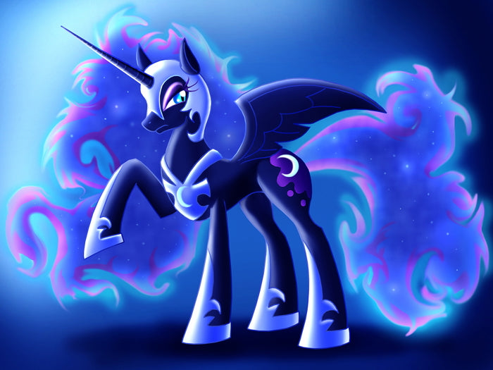 Princess Luna Nightmare Moon My Little Pony Friendship Is Magic Cute Beautiful Cartoon Art Wall Art Print Poster