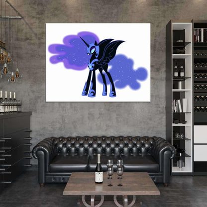 Princess Luna My Little Pony Friendship Is Magic Cute Beautiful Cartoon Art Wall Art Print Poster