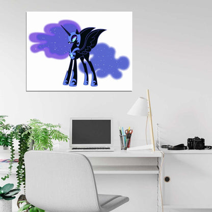 Princess Luna My Little Pony Friendship Is Magic Cute Beautiful Cartoon Art Wall Art Print Poster