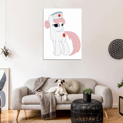 Nurse Redheart My Little Pony Friendship Is Magic Cute Beautiful Cartoon Art Wall Art Print Poster