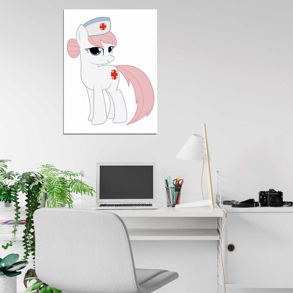 Nurse Redheart My Little Pony Friendship Is Magic Cute Beautiful Cartoon Art Wall Art Print Poster