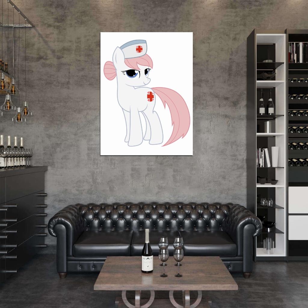 Nurse Redheart My Little Pony Friendship Is Magic Cute Beautiful Cartoon Art Wall Art Print Poster