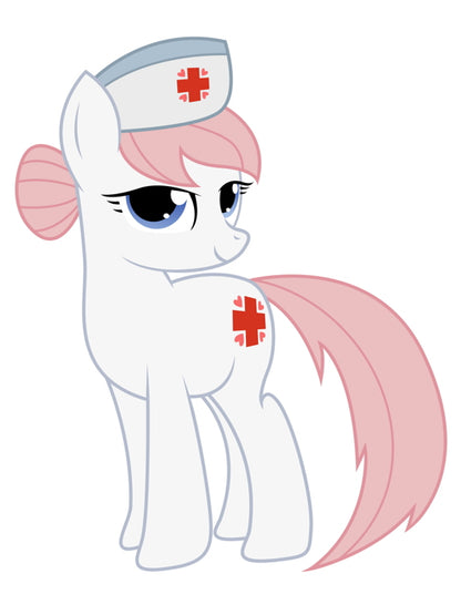 Nurse Redheart My Little Pony Friendship Is Magic Cute Beautiful Cartoon Art Wall Art Print Poster