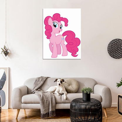 Pinkie Pie My Little Pony Friendship Is Magic Cute Beautiful Cartoon Art Wall Art Print Poster