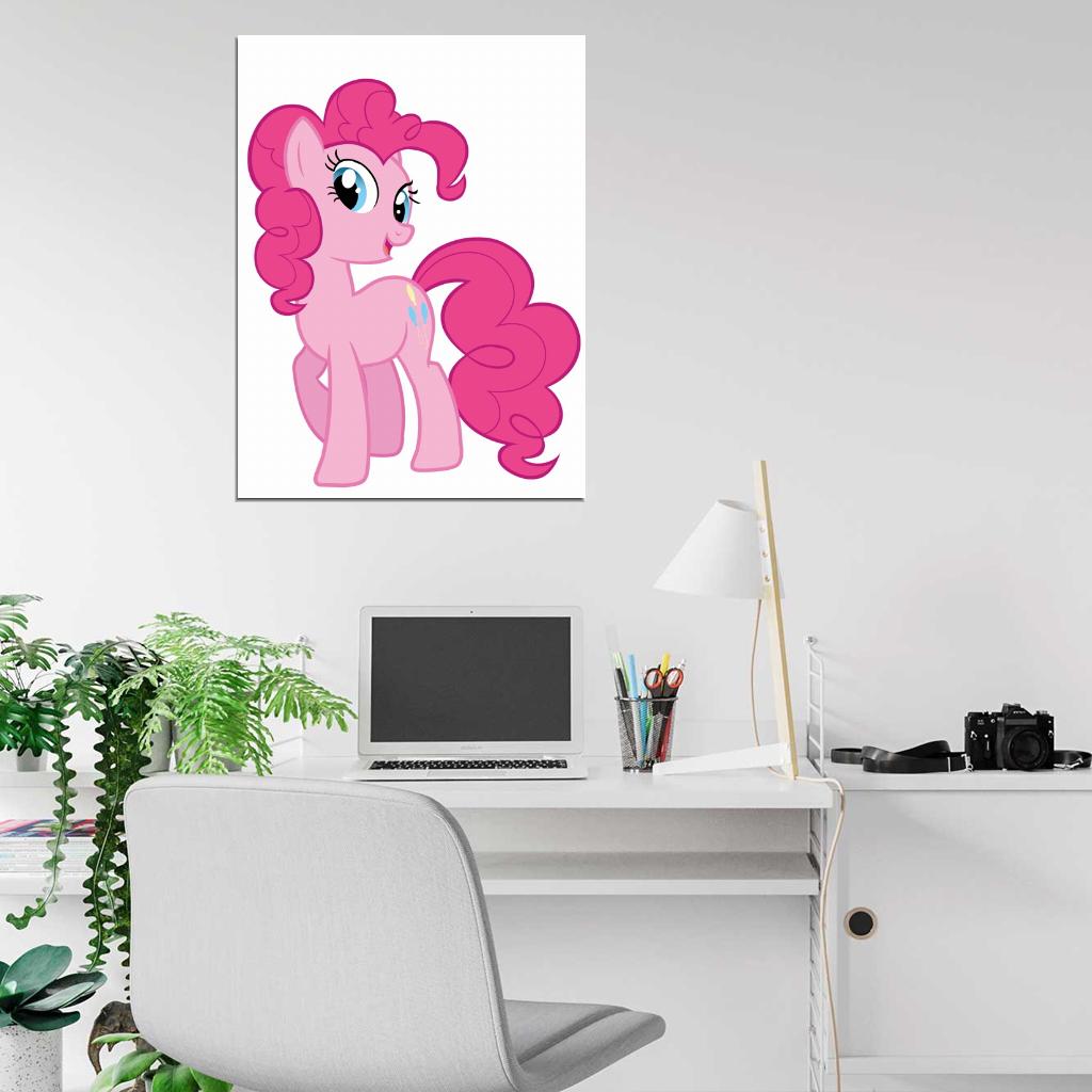 Pinkie Pie My Little Pony Friendship Is Magic Cute Beautiful Cartoon Art Wall Art Print Poster