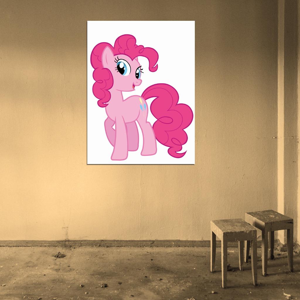 Pinkie Pie My Little Pony Friendship Is Magic Cute Beautiful Cartoon Art Wall Art Print Poster