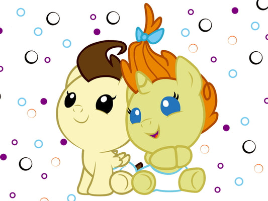 Pound Cake Pumpkin Cake My Little Pony Friendship Is Magic Cute Beautiful Cartoon Art Wall Art Print Poster