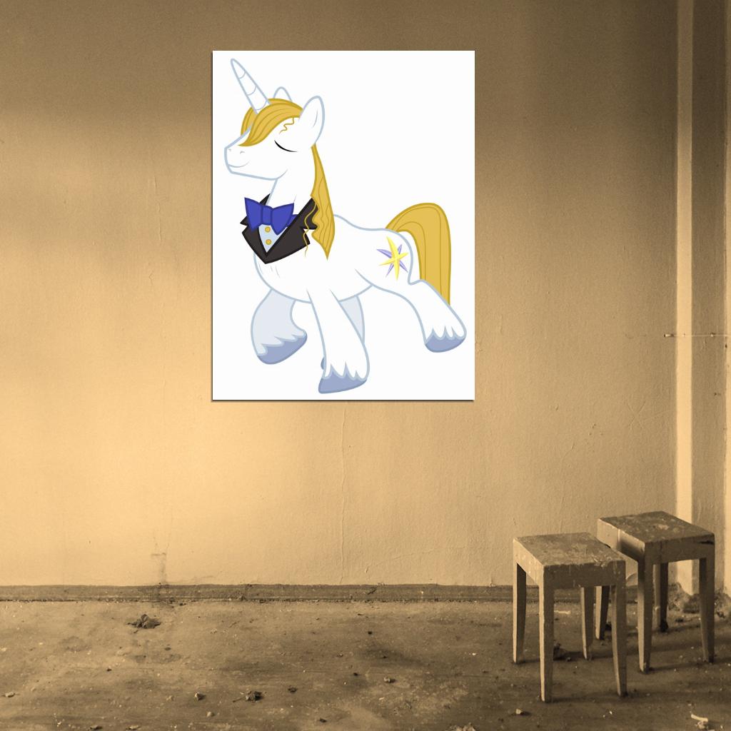 Prince Blueblood My Little Pony Friendship Is Magic Cute Beautiful Cartoon Art Wall Art Print Poster