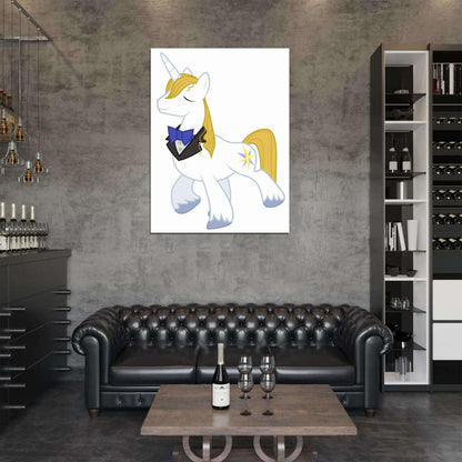 Prince Blueblood My Little Pony Friendship Is Magic Cute Beautiful Cartoon Art Wall Art Print Poster