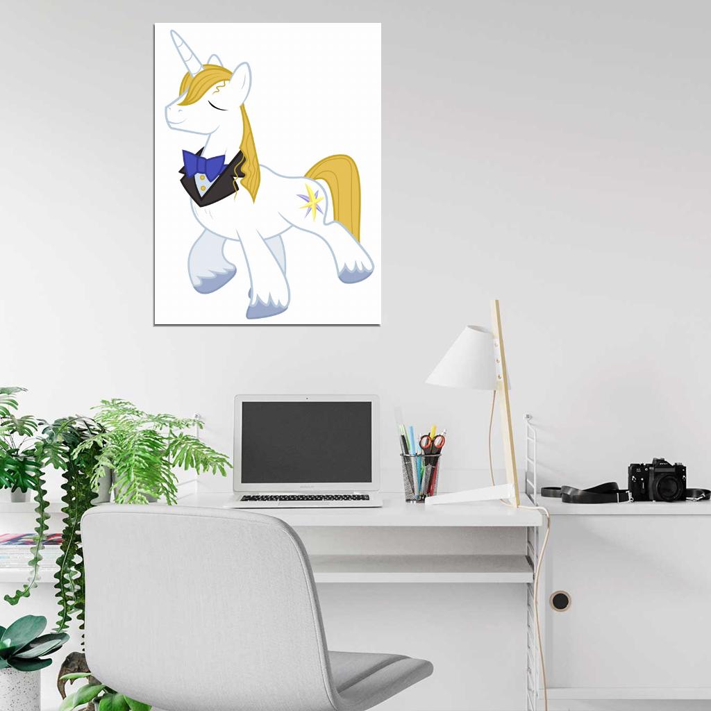 Prince Blueblood My Little Pony Friendship Is Magic Cute Beautiful Cartoon Art Wall Art Print Poster
