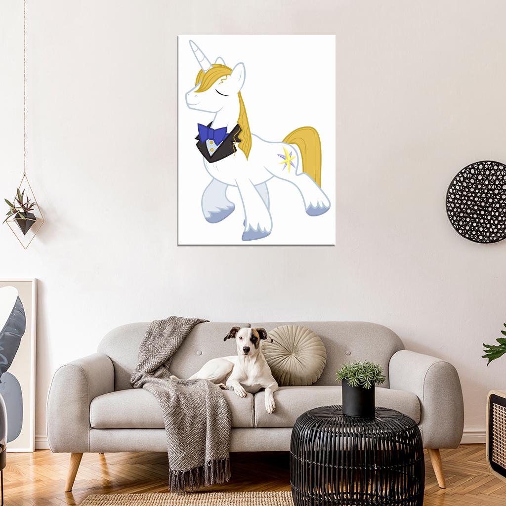 Prince Blueblood My Little Pony Friendship Is Magic Cute Beautiful Cartoon Art Wall Art Print Poster