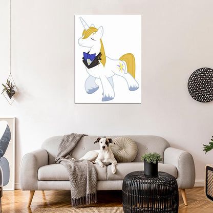 Prince Blueblood My Little Pony Friendship Is Magic Cute Beautiful Cartoon Art Wall Art Print Poster