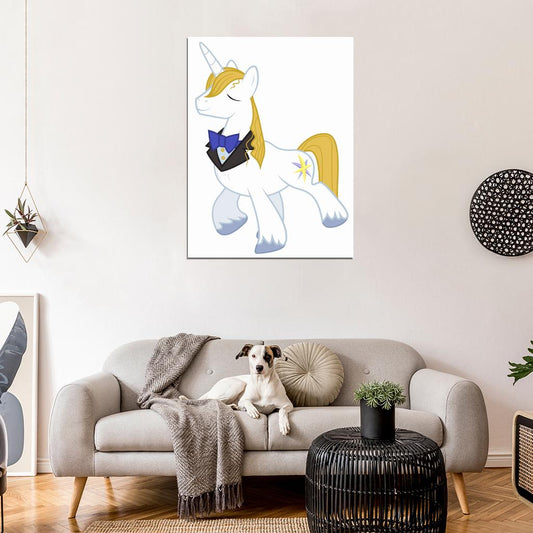 Prince Blueblood My Little Pony Friendship Is Magic Cute Beautiful Cartoon Art Wall Art Print Poster