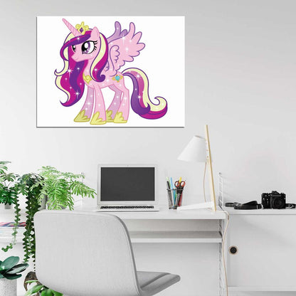 Princess Cadance My Little Pony Friendship Is Magic Cute Beautiful Cartoon Art Wall Art Print Poster