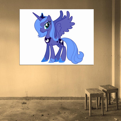 Princess Luna My Little Pony Friendship Is Magic Cute Beautiful Cartoon Art Wall Art Print Poster