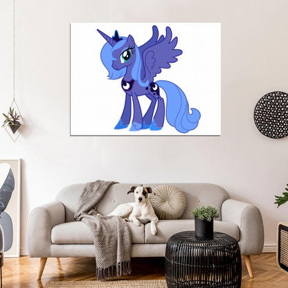 Princess Luna My Little Pony Friendship Is Magic Cute Beautiful Cartoon Art Wall Art Print Poster