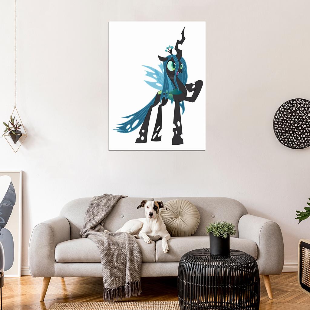 Queen Chrysalis My Little Pony Friendship Is Magic Cute Beautiful Cartoon Art Wall Art Print Poster
