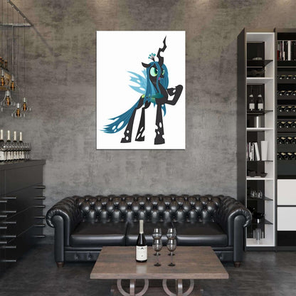 Queen Chrysalis My Little Pony Friendship Is Magic Cute Beautiful Cartoon Art Wall Art Print Poster