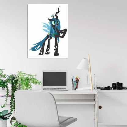 Queen Chrysalis My Little Pony Friendship Is Magic Cute Beautiful Cartoon Art Wall Art Print Poster