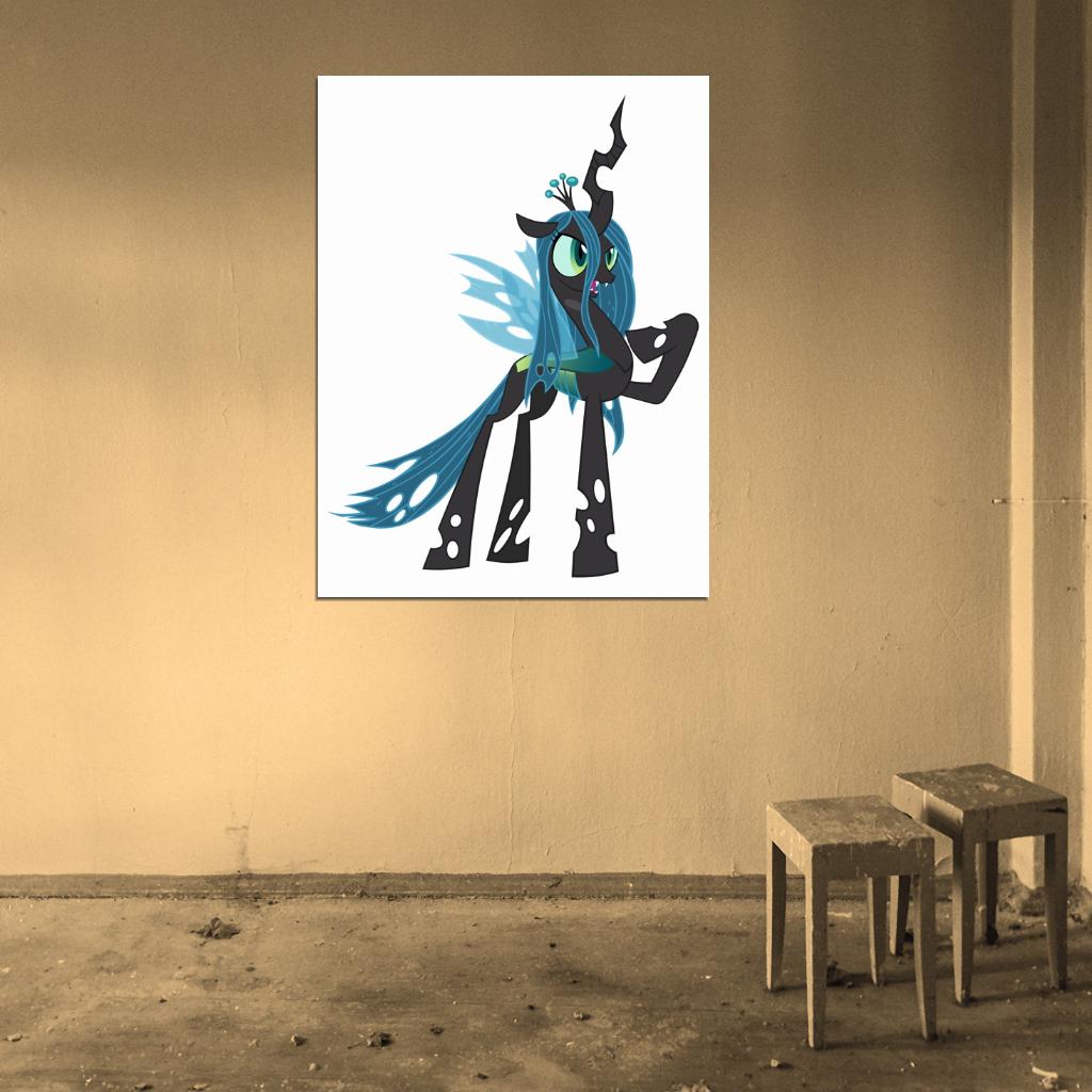 Queen Chrysalis My Little Pony Friendship Is Magic Cute Beautiful Cartoon Art Wall Art Print Poster