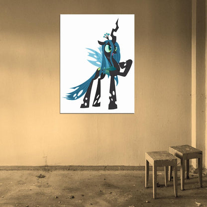 Queen Chrysalis My Little Pony Friendship Is Magic Cute Beautiful Cartoon Art Wall Art Print Poster