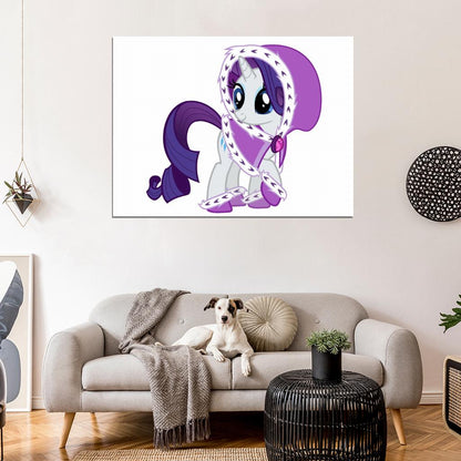 Rarity My Little Pony Friendship Is Magic Cute Beautiful Cartoon Art Wall Art Print Poster