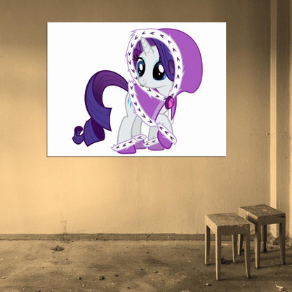 Rarity My Little Pony Friendship Is Magic Cute Beautiful Cartoon Art Wall Art Print Poster