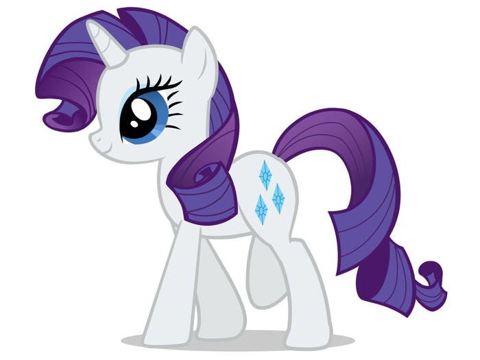 Rarity My Little Pony Friendship Is Magic Cute Beautiful Cartoon Art Wall Art Print Poster