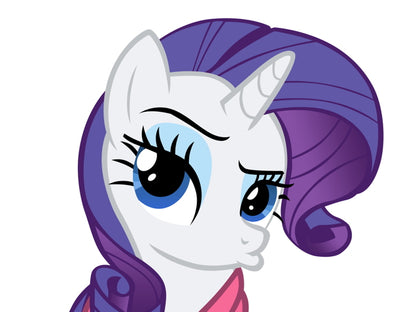 Rarity My Little Pony Friendship Is Magic Cute Beautiful Cartoon Art Wall Art Print Poster