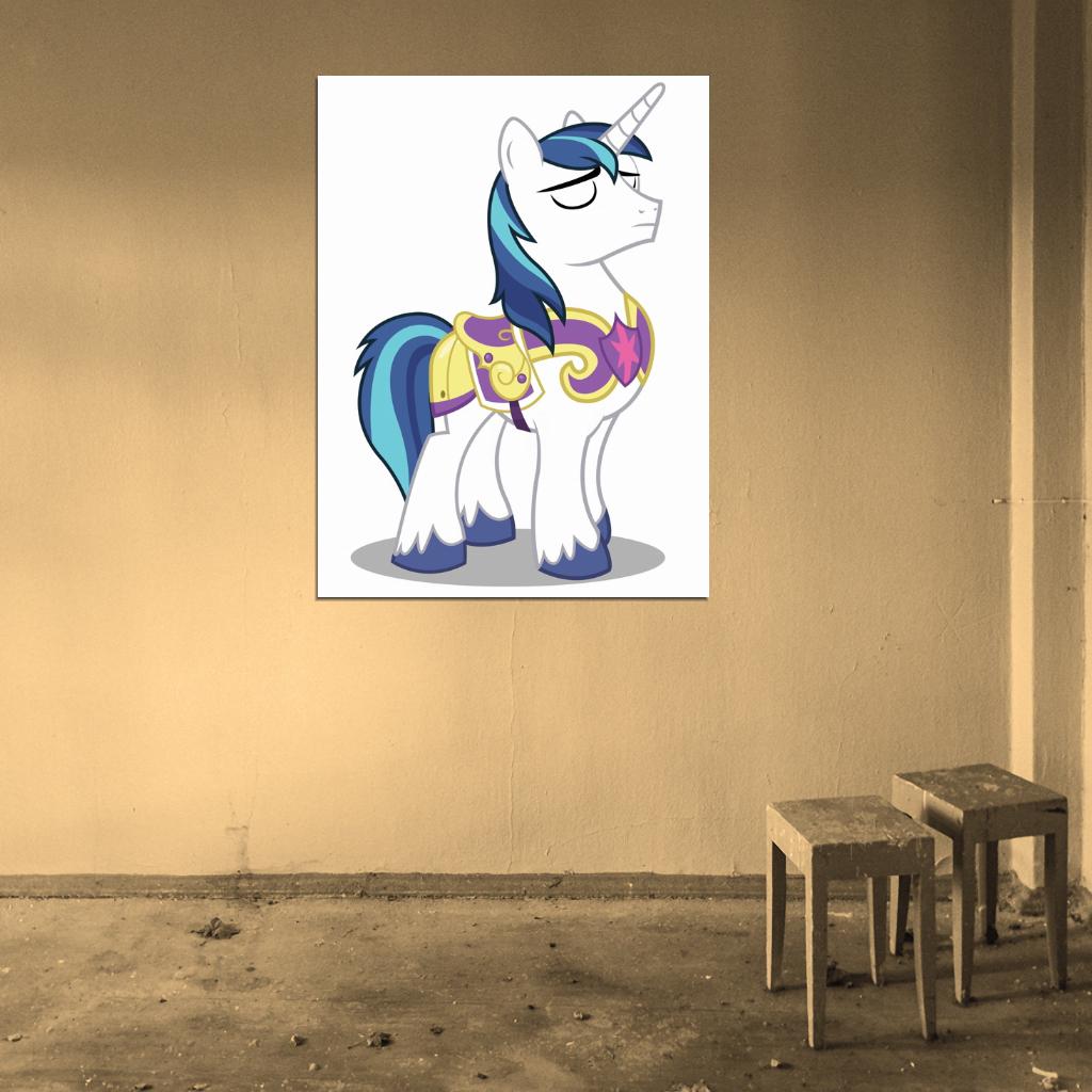 Shining Armor My Little Pony Friendship Is Magic Cute Beautiful Cartoon Art Wall Art Print Poster