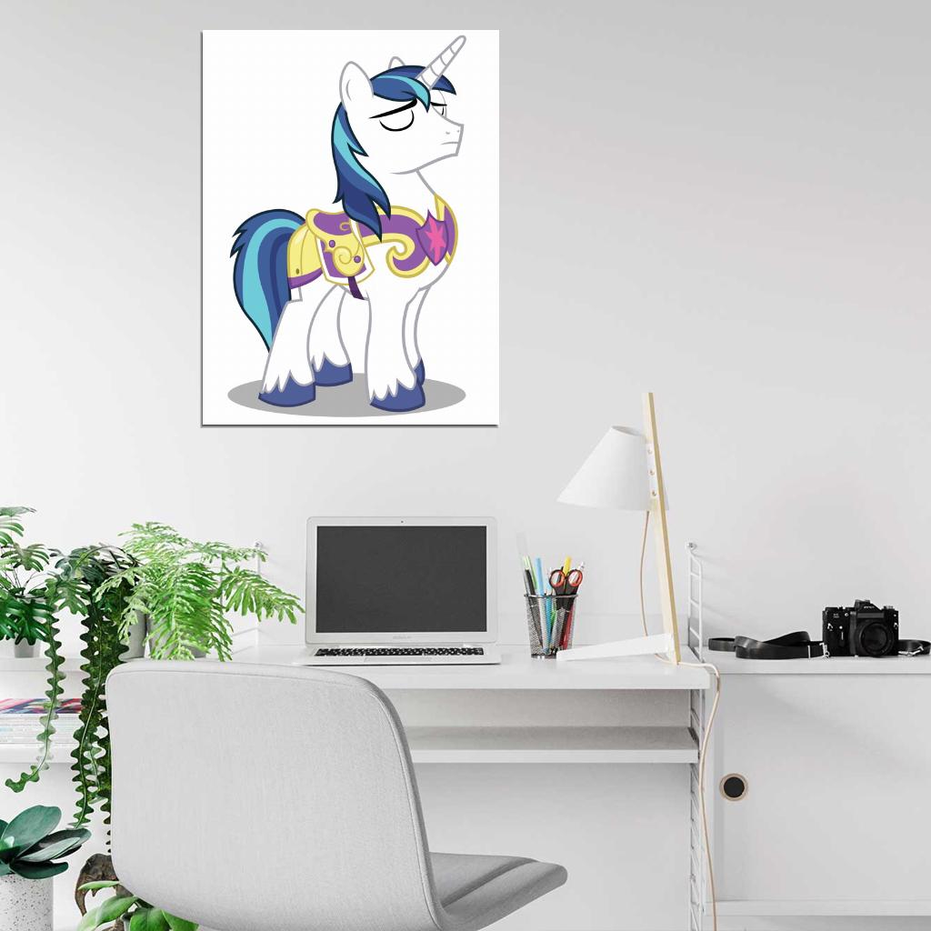 Shining Armor My Little Pony Friendship Is Magic Cute Beautiful Cartoon Art Wall Art Print Poster
