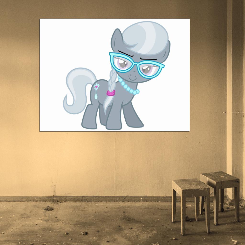 Silver Spoon My Little Pony Friendship Is Magic Cute Beautiful Cartoon Art Wall Art Print Poster