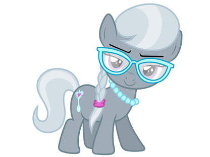 Silver Spoon My Little Pony Friendship Is Magic Cute Beautiful Cartoon Art Wall Art Print Poster