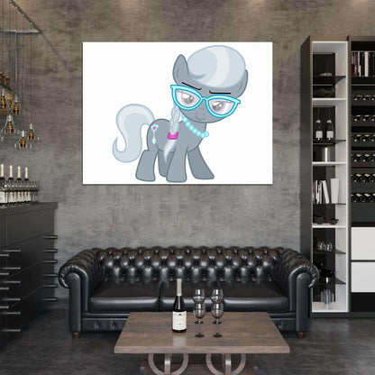 Silver Spoon My Little Pony Friendship Is Magic Cute Beautiful Cartoon Art Wall Art Print Poster