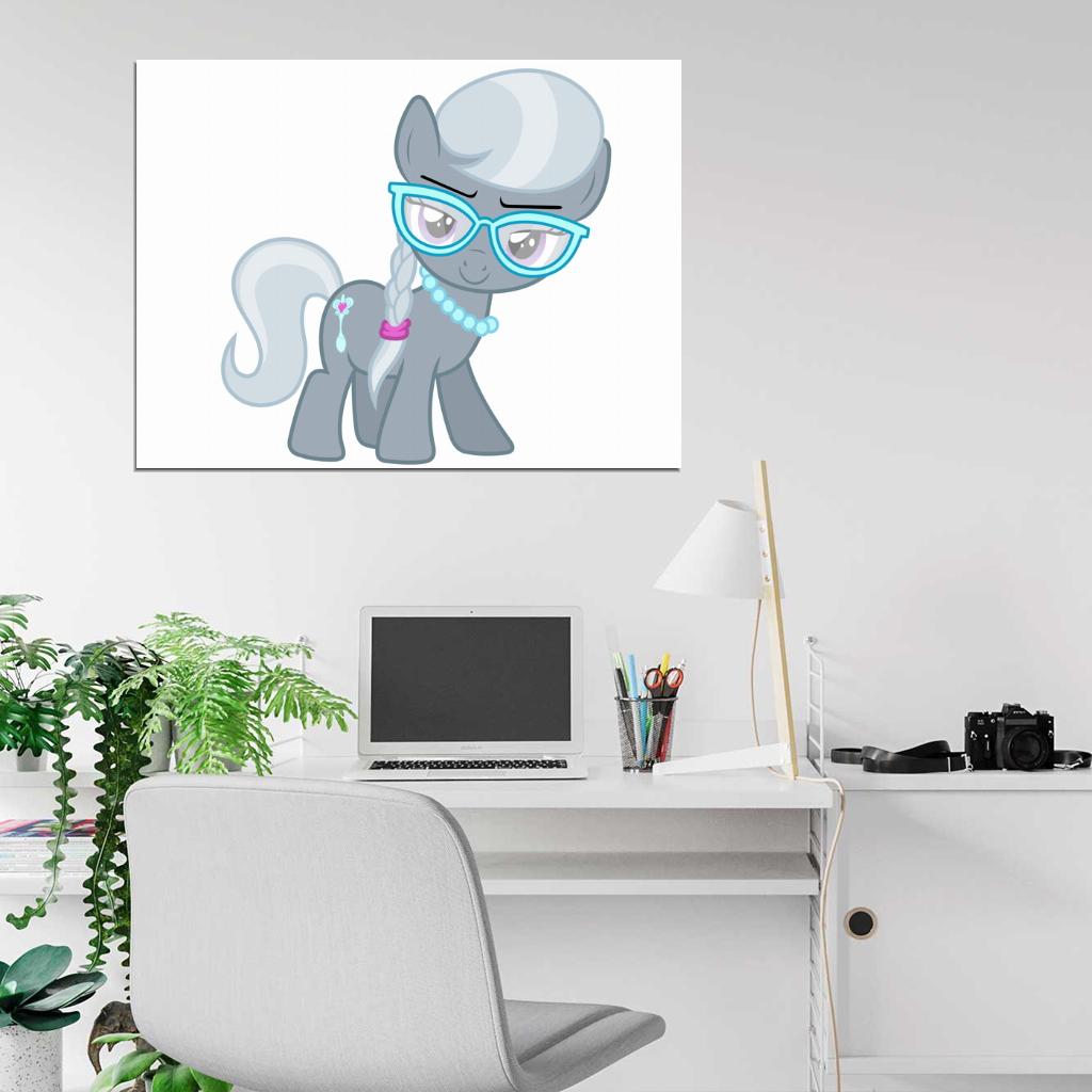 Silver Spoon My Little Pony Friendship Is Magic Cute Beautiful Cartoon Art Wall Art Print Poster