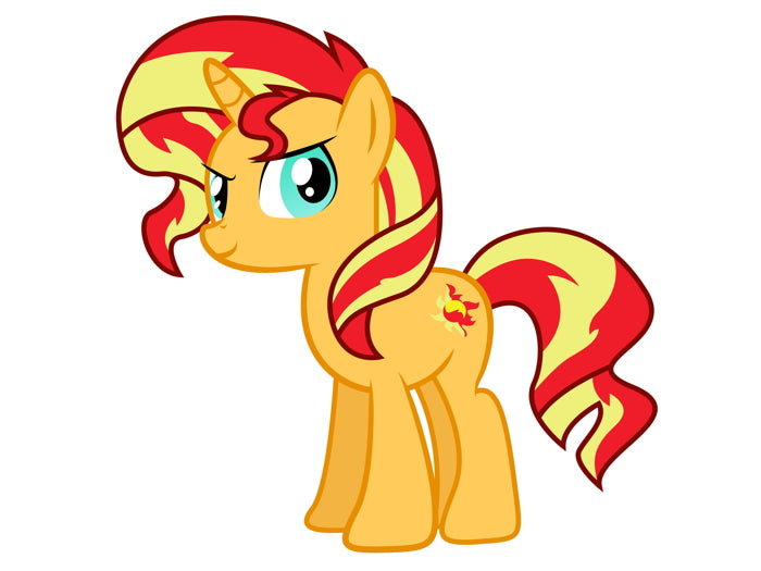 Sunset Shimmer My Little Pony Friendship Is Magic Cute Beautiful Cartoon Art Wall Art Print Poster