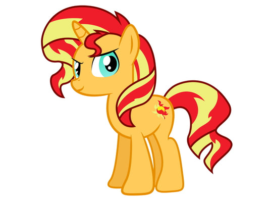 Sunset Shimmer My Little Pony Friendship Is Magic Cute Beautiful Cartoon Art Wall Art Print Poster