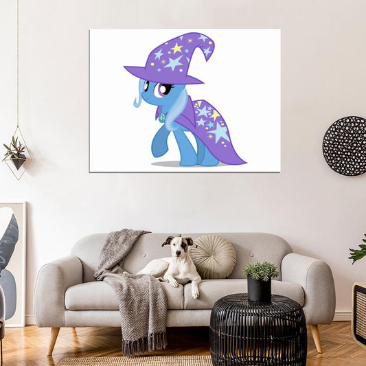 Trixie My Little Pony Friendship Is Magic Cute Beautiful Cartoon Art Wall Art Print Poster