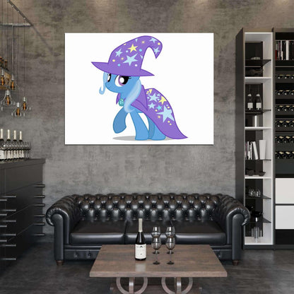 Trixie My Little Pony Friendship Is Magic Cute Beautiful Cartoon Art Wall Art Print Poster