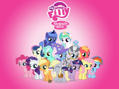 Characters My Little Pony Friendship Is Magic Cute Beautiful Cartoon Art Wall Art Print Poster