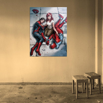Mary Jane Watson Awesome Art Wall Art Print Poster