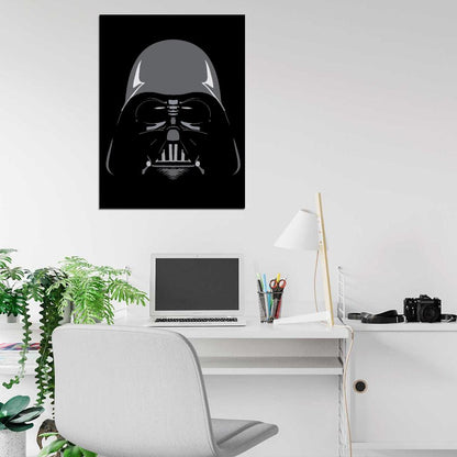 Darth Vader Helmet Mask Star Wars Awesome Art Wall Art Print Poster