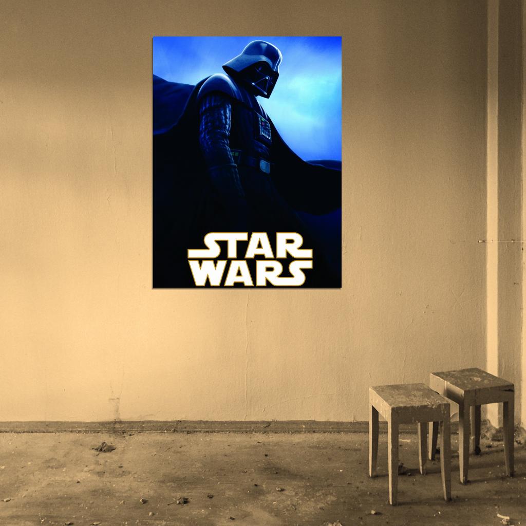 Darth Vader Anakin Skywalker Star Wars Movie Awesome Art Wall Art Print Poster