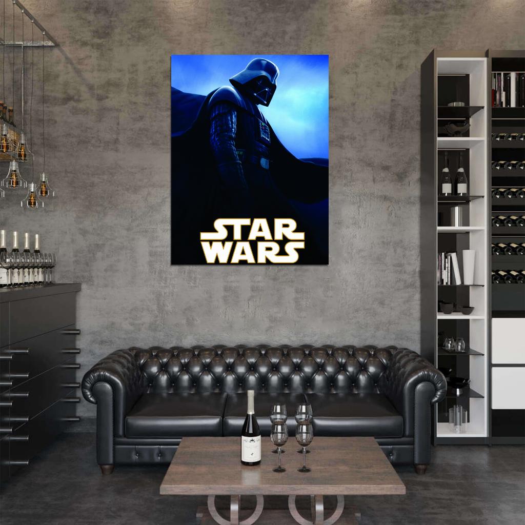 Darth Vader Anakin Skywalker Star Wars Movie Awesome Art Wall Art Print Poster