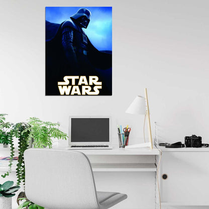 Darth Vader Anakin Skywalker Star Wars Movie Awesome Art Wall Art Print Poster