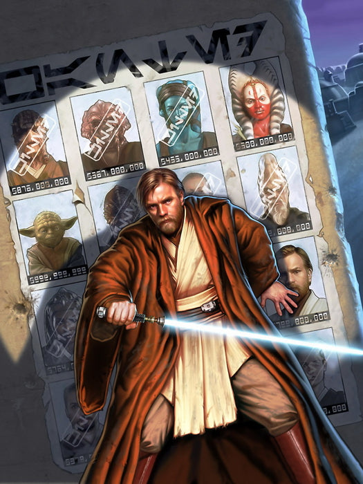 Obi-Wan Kenobi Tatooine Jedi Lightsaber Star Wars Movie Awesome Art Wall Art Print Poster